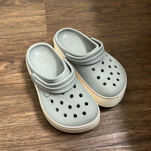 Never been worn; stayed in closet; too small for me; fit like a kids size 3-4.